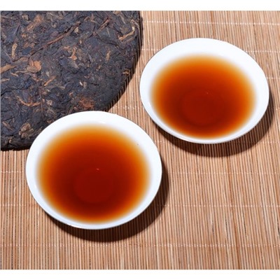 Китайский выдержанный чай "Шу Пуэр. Mеnghфi shucha", 357 г, 2019 г, блин