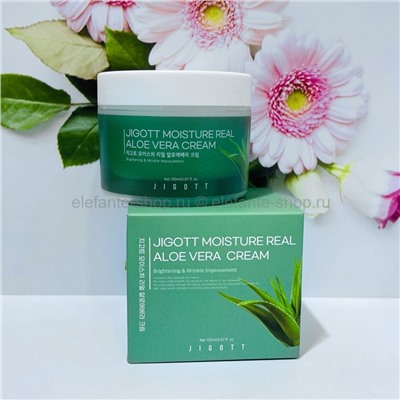 Крем Jigott Moisture Real Aloe Vera Cream 150ml (125)