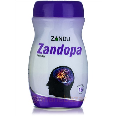 Зандопа, улучшение мозговой деятельности, 200 г, производитель Занду; Zandopa, 200 g, Zandu