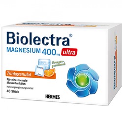Biolectra (Биолектра) Magnesium 400 mg ultra Trinkgranulat Orange 40 шт