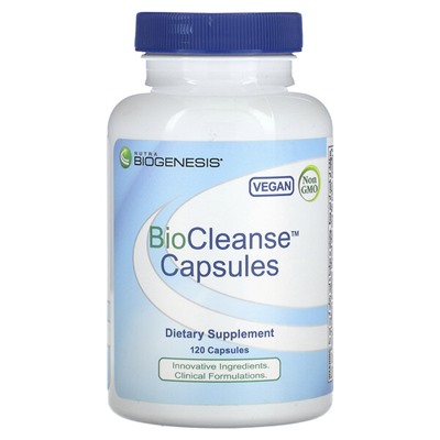Nutra BioGenesis Капсулы BioCleanse, 120 капсул