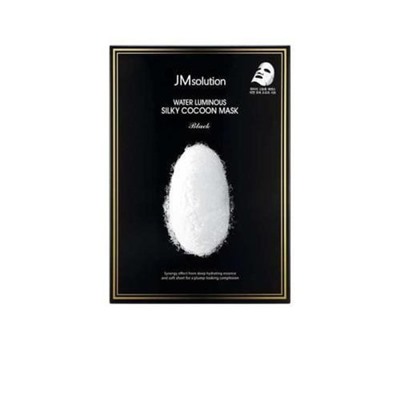 JMsolution Water Luminous Silky Cocoon Mask Black Маска с протеинами шелка