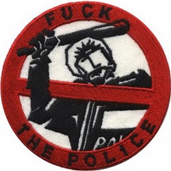 Нашивка "F.ck the police"