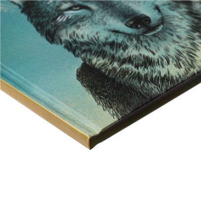 Дневник универсальный для 1-11 классов "Волк", твёрдая обложка, глянцевая ламинация, шпаргалка, 48 листов