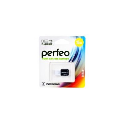 16Gb Perfeo M02 White USB 2.0 (PF-M02W016)