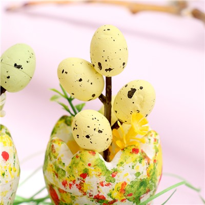 Набор для декора пасхальный « Яйца» 5 × 12 × 10 см