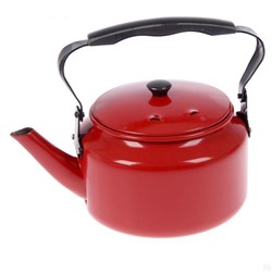 Чайник наплитный 3,0 л "Красный" с полимер. покрытием (01795) Эрг-Ал