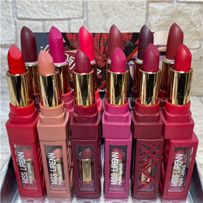 Набор матовых помад MISS Lirenn matte lipstick, 12 штук (106)