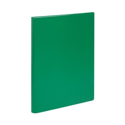 Папка с 60 вкладышами СТАММ А4, 21мм, 600мкм, пластик, зеленая ММ-32210