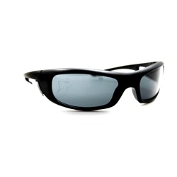 Мужские солнцезащитные очки спорт - 9821 G3 черный матовый серый