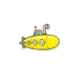 Термоаппликация Подводная лодка 7*5см