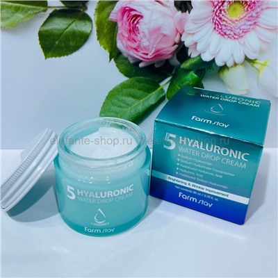 Крем для лица FarmStay Hyaluronic 5 Water Drop Cream 80ml (125)