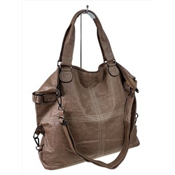 Женская сумка тоут из искусственной кожи цвет коричневый
