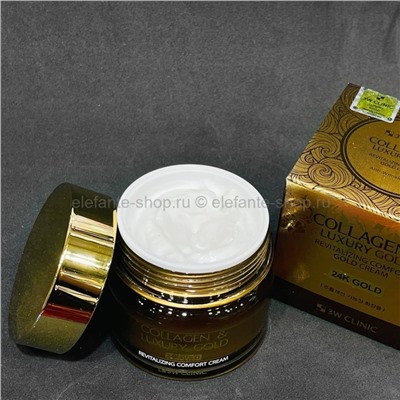 Антивозрастной крем для лица 3W Clinic Collagen Luxury Gold Cream 100g (51)