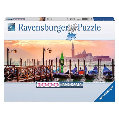 Ravensburger. Пазл карт. 1000 арт.15082 "Гондолы в Венеции"