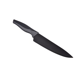 Нож кухонный шеф 17,5см, нерж.сталь с антиналипающим покрытием SATOSHI Карбон (803-074)