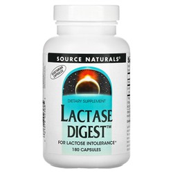 Source Naturals Перевар лактазы, 180 капсул