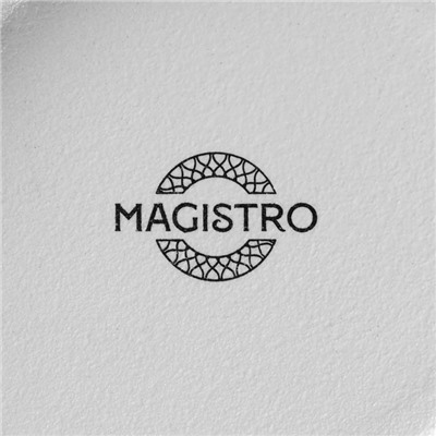 Миска фарфоровая Magistro Line, 1,3 л, d=17,5 см, цвет белый