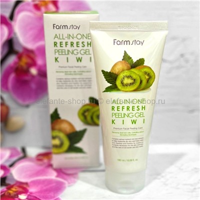 Пилинг-гель FarmStay All-In-One Refresh Kiwi Peeling Gel 180ml (78)