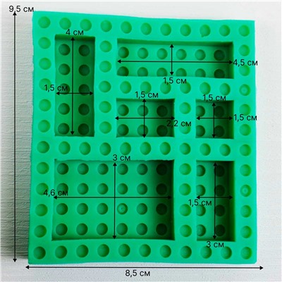 Силиконовый молд Конструктор Лего № 5