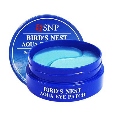 (Китай) Патчи для век с экстрактом ласточкиного SNP Bird's Nest Aqua Eye Patch 60шт