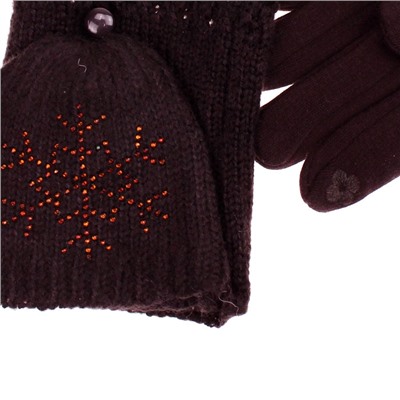 Варежки-перчатки DOTS (черные)