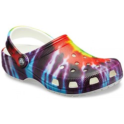 Сабо взрослые Classic Tie Dye Graphic Clog, CROCS