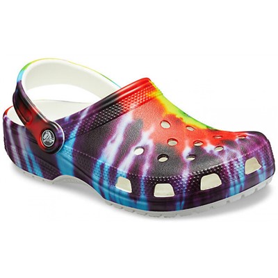 Сабо взрослые Classic Tie Dye Graphic Clog, CROCS