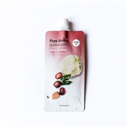 Missha Pure Source Pocket Pack Shea Butter Ночная маска с экстрактом масла ши