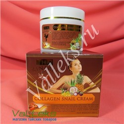 Антивозрастной улиточный крем для лица с коллагеном Thai Kinaree Collagen Snail Cream, 100мл