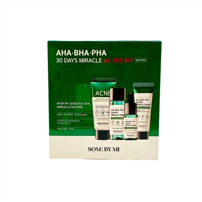 Some By Mi Набор миниатюр AC SOS AHA-BHA-PHA 30 Days Miracle AC SOS Kit