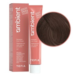 TEFIA Ambient 7.00 Перманентная крем-краска для волос / Блондин интенсивный натуральный, 60 мл