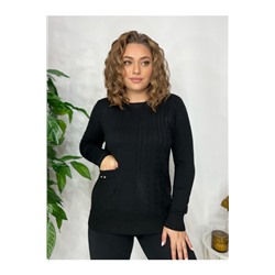 пуловер 623-1 черный