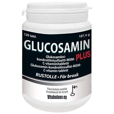 Препарат для суставов Glucosamin Plus глюкозамин хондроитин сульфат витамин С 120 табл.
