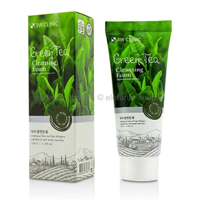 Пенка 3W Clinic Green Tea Foam Cleansing (125)