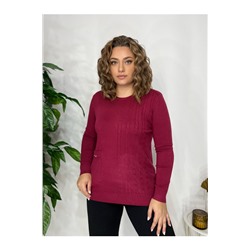 пуловер 623-5 бордовый