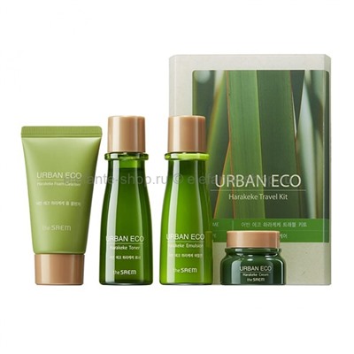 Набор миниатюр с экстрактом новозеландского льна The Saem Urban Eco Harakeke Travel 4 Kit (51)