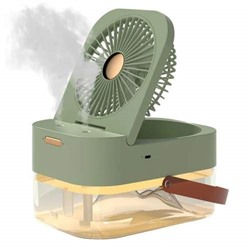 Портативный вентилятор DUAL SPRAY Light с увлажнением воздуха
