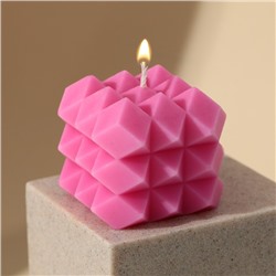 Свеча фигурная «Геометрия», розовая
