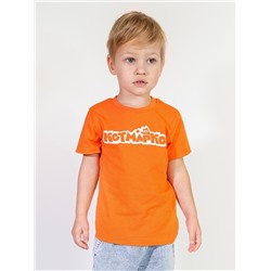 Оранжевая футболка КОТМАРКОТ для мальчика (499343030)