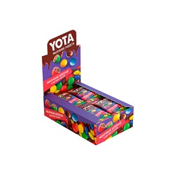 «Yota», драже молочный шоколад в цветной глазури, 40 г (упаковка 20 шт.)