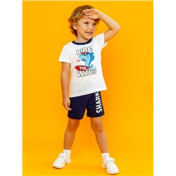 Комплект: Футболка, шорты "Surfing Shark" для мальчика (717441430)