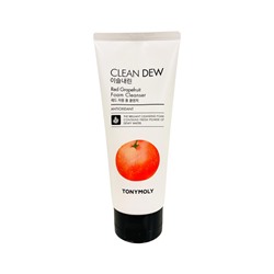 Tony Moly Grape Fruit Clean Dew Red Foam Cleanser Пенка для умывания грейпфрут