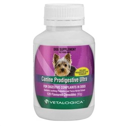 Vetalogica Canine Prodigestive Ultra für Hunde - 120 Kautabletten