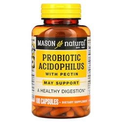 Mason Natural Пробиотик Acidophilus с пектином, 100 капсул
