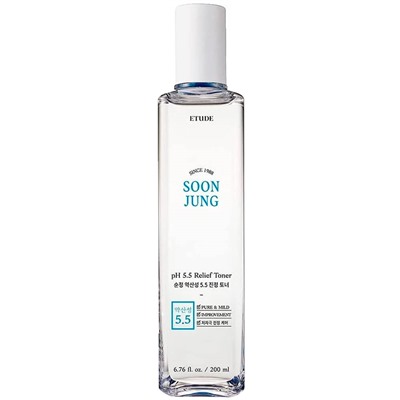 Etude House SoonJung pH 5.5 Relief Toner Охлаждающий гипоаллергенный тоник