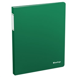 Папка с 40 вкладышами Berlingo "Soft Touch", 25мм, 700мкм, зеленая, с внутр. карманом DB4_40983
