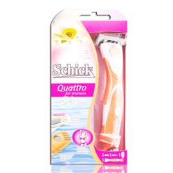 Станок Schick QUTTRO BIKINI 3в1 (Тример + 1 кассета)