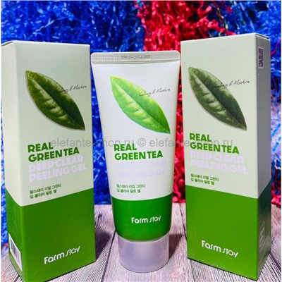 Пилинг-гель Farmstay Real Green Tea Deep Clear Peeling Gel 100ml (125)