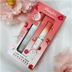 Набор для ухода за губами Peinifen STRAWBERRY Colorful fruit Ripping Lip Moistening Set Box